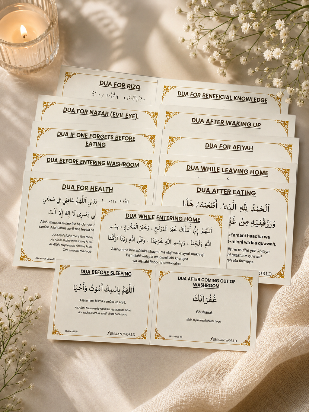 Islamic dua stickers